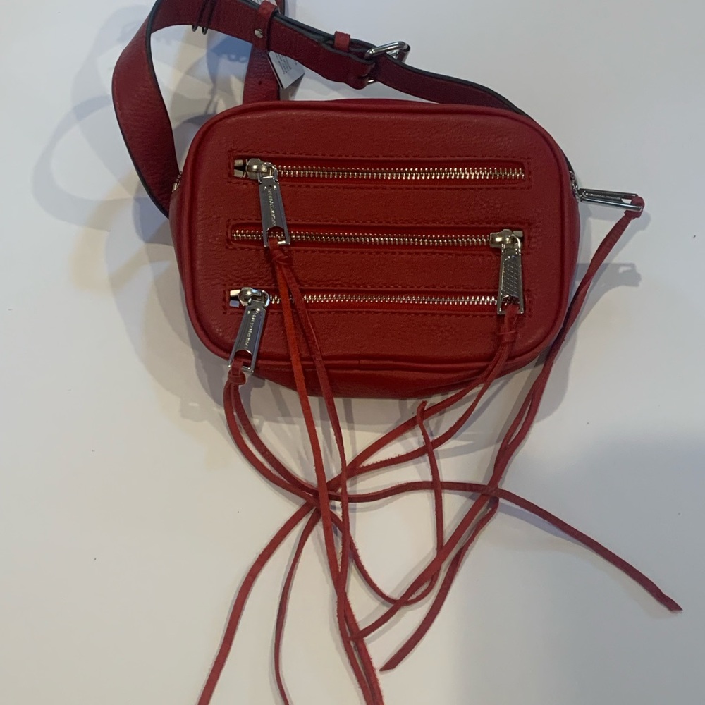 Red Leather Rebecca Minkoff never used belt bag - Picture 4 of 4
